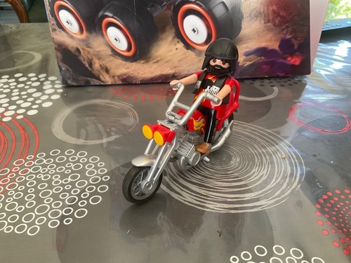Playmobil moto biker - moto, base